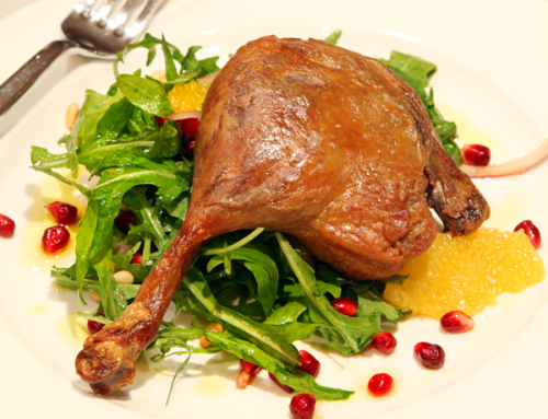 Ezy Duck Confit with Orange & Pomegranate Salad